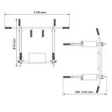 Турнік для підтягування 2в1 K-SPORT KSSL080/3, фото 6