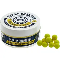 Бойлы Brain Champion Pop-Up Sweet Corn & Tiger Nut (кукуруза + тигровый орех) 8mm 34g