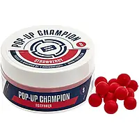 Бойлы Brain Champion Pop-Up Strawberry (клубника) 10mm 34g