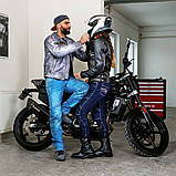 Чоловічі джинси Moto Jeans W-TEC Shiquet - Сині, фото 7