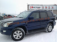 Дефлектори вікон (вітровики) COBRA-Tuning на TOYOTA LAND CRUISER PRADO 120 5D 2002-2008