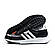 Чоловічі стильні шкіряні чорно-білі кросівки adidas black white, фото 3