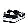 Чоловічі стильні шкіряні чорно-білі кросівки adidas black white, фото 5