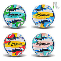 Мяч волейбольный арт. VB24512 (60шт) №5, PVC 280 грамм,4 цвета от style & step