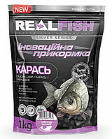 Прикормка Real Fish Карась (Чеснок-чабрец) 1 кг