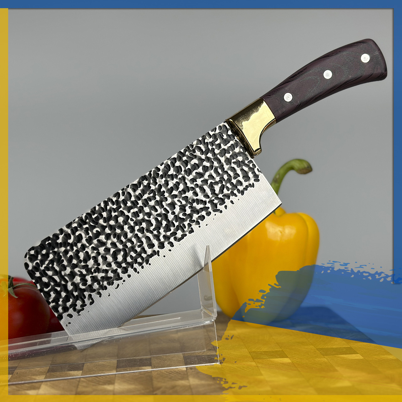 Большой кухонный нож топорик универсальный нож для нарезки (4608)