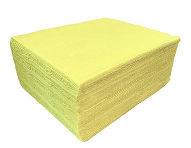 Серветки для пацієнта стоматологічні (жовтий)