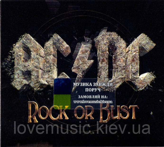 Музичний сд диск AC/DC Rock or bust (2014) Limited Edition (audio cd)