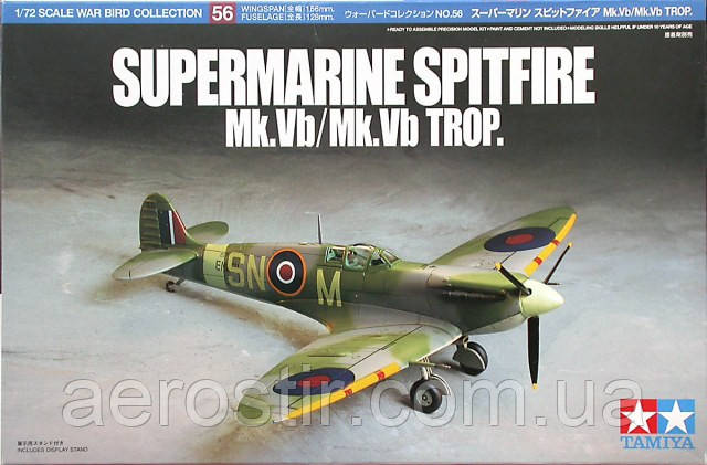 Supermarine SPITFIRE Mk.Vb/Mk.Vb TROP 1/72 TAMIYA 60756