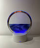 Нічний світильник LED-лампа нічник Пісочний годинник 3D "Moving Sands Capes" USB, фото 3
