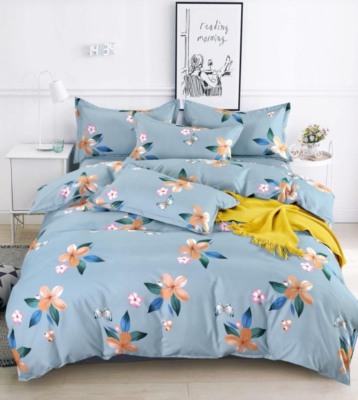 Простынь на резинке ЦВЕТНАЯ 150*200+25см (cotton120g/m²) Модель CD106A