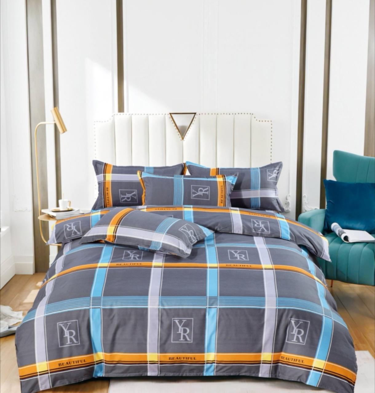 Простынь на резинке ЦВЕТНАЯ 150*200+25см (cotton120g/m²) Модель CD106A