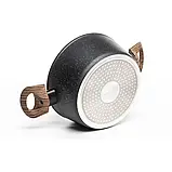 Каструля кована Holmer CR-1342-FAMWL Natural з кришкою  4.2л, фото 3