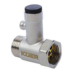 Запобіжний клапан для бойлера 1/2” KOER KR.1039