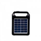 Ліхтар EP-036 Power Bank радіо блютуз із сонячною панеллю 2400mAh кемпінгова сонячна станція повербанк p, фото 3