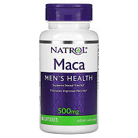 Натуральная добавка Natrol Maca Extract 500 mg, 60 капсул EXP