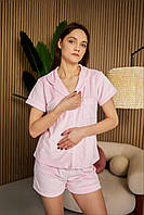 Жіноча піжама велюрова домашній костюм р.S,M,L,XL сорочка та шорти