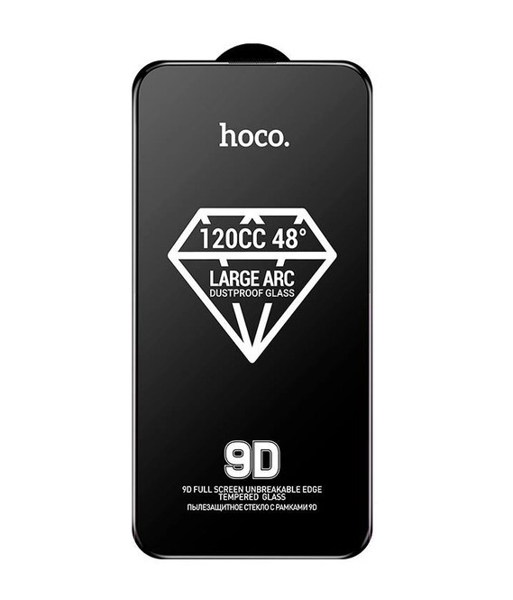Захисне скло для iPhone15 Plus HOCO 9D large arc dustproof glass (A34)