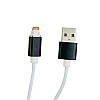 Кабель USB/Apple Lightning 1 м DM-M12 магнітний 2 А білий, фото 2