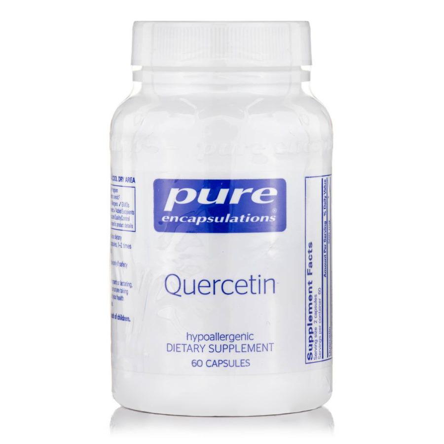 Натуральная добавка Pure Encapsulations Quercetin 250 mg, 60 капсул EXP - фото 1 - id-p2125122064