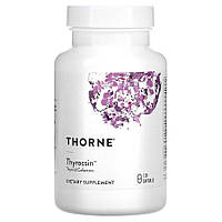 Витамины и минералы Thorne Thyrocsin Thyroid Cofactors, 120 вегакапсул EXP
