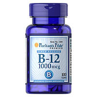 Витамины и минералы Puritan's Pride Vitamin B-12 1000 mcg Timed Release, 100 каплет EXP