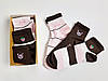 Жіночі демісезонні шкарпетки набір 3 пари в коробці, 36-40р, фото 4