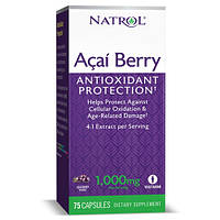 Натуральная добавка Natrol AcaiBerry 1000mg, 75 вегакапсул EXP