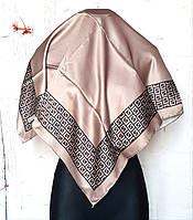 Платок модный женский шелковый Офелия капучино