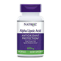 Натуральная добавка Natrol Alpha Lipoic Acid 600 mg, 30 капсул EXP