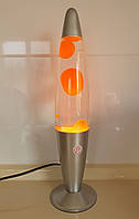 Светильник ночник Лава лампа оранжевая (42 см)