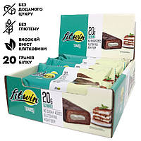 Батончик FitWin Protein Bar 20%, 12x60 грамм Тирамису EXP