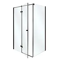 Душова кабіна INSANA Adriana Black M 100х80х210 дрібний піддон 14 см