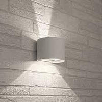 Светильник фасадный архитектурный Feron DH013 2х3W 450Lm IP54 LED настенный белый