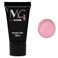 Акрил-гель для ногтей MG Nail Acrylic Gel №09 Светло-розовый 30 мл (24036Qu)