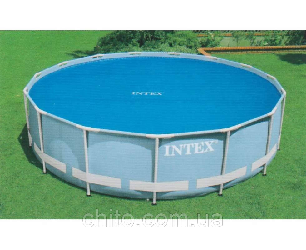 Термозберігаючий тент-покривало SOLAR COVER Intex 28014 для басейну 488см