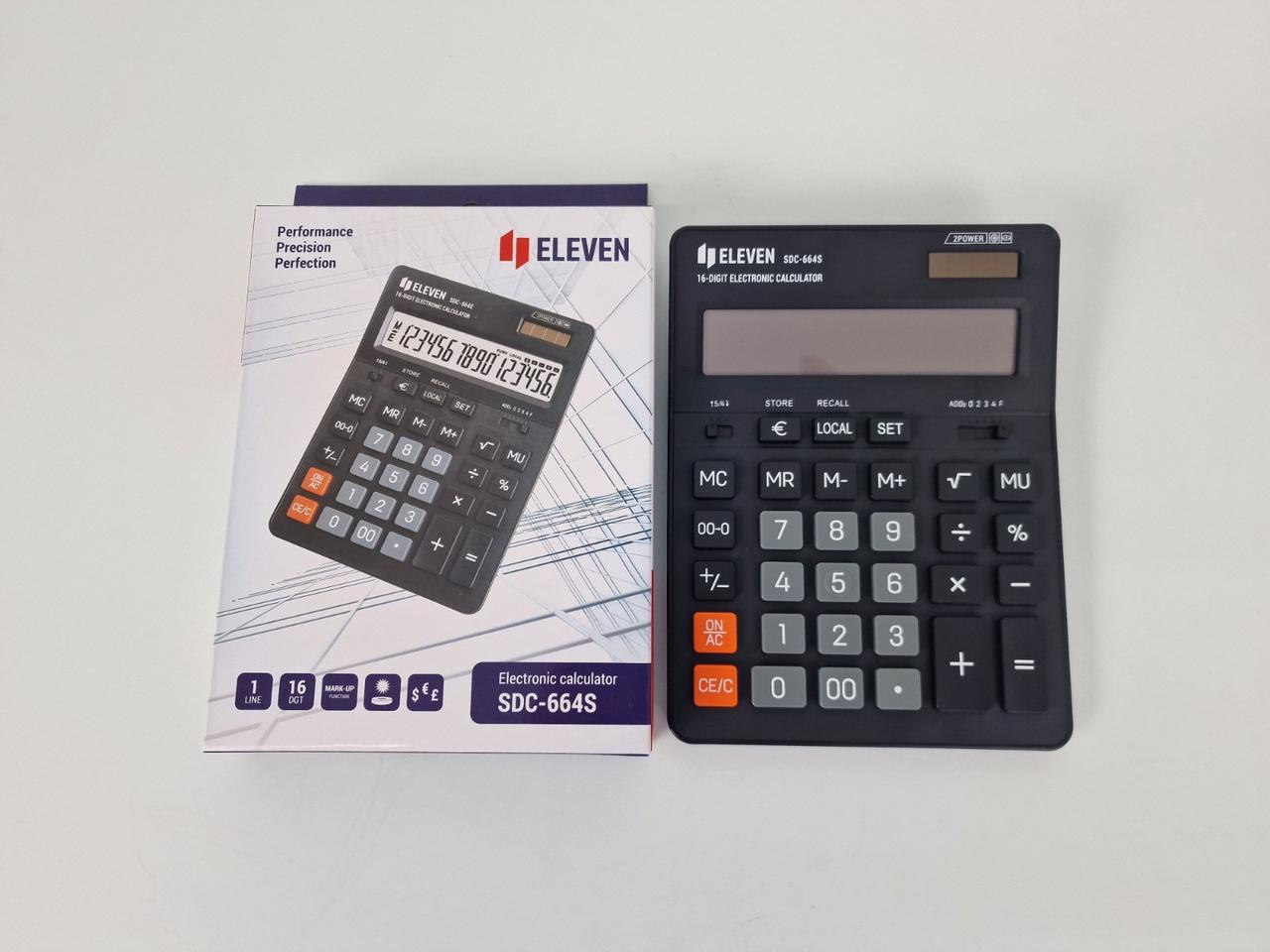 Калькулятор "ELEVEN" SDC-664S (citizen) 16 розрядів бухгалтерський (1 шт.), фото 1