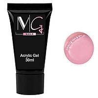 Акрил-гель для ногтей MG Nail Acrylic Gel №09 Светло-розовый 30 мл (24036L')
