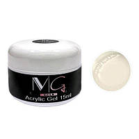 Акрил-гель для нігтів MG Nail Acrylic Gel No02 White 15 мл (24023Gu)