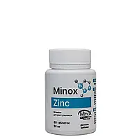 Чистий Цинк (50 мг) для волосся, бороди та шкіри обличчя Minox Zink
