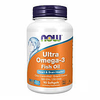 NOW ULTRA ОМЕГА-3 Fish Oil у м'яких капсулах №90