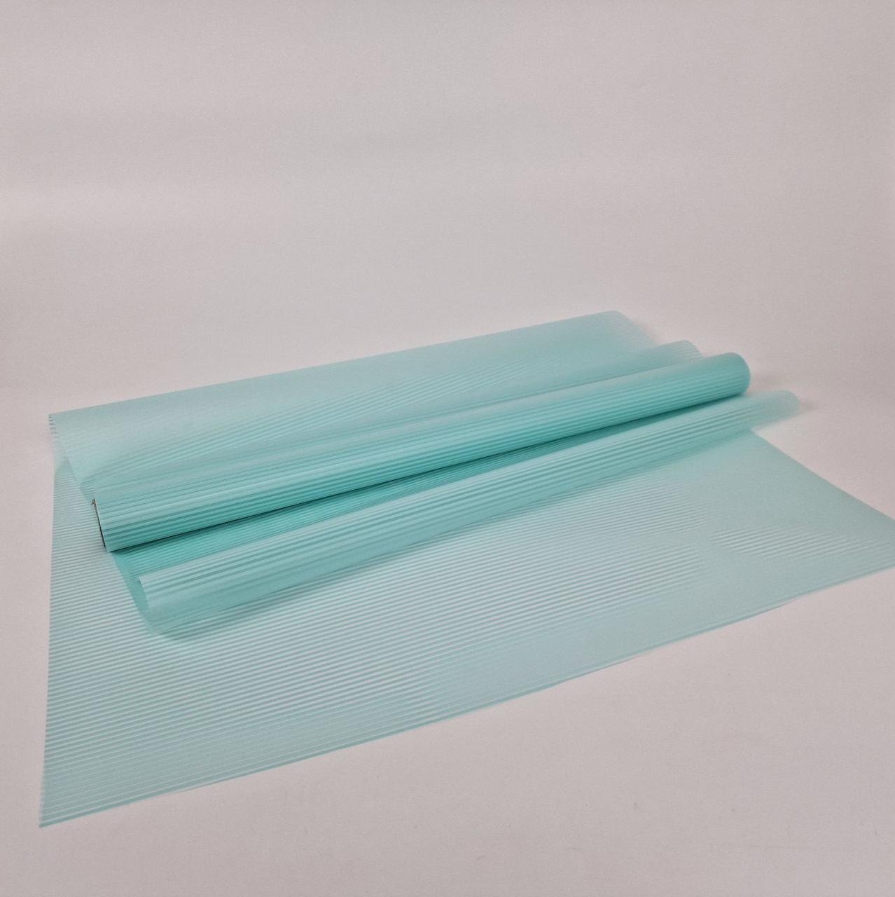 Плівка флорична матова для квітів (57) (h600) Смуга тонка No13 Бірюза (1 шт.), фото 1