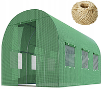 Теплица для рассады парник зеленый 6м² 300x200 см Польша
