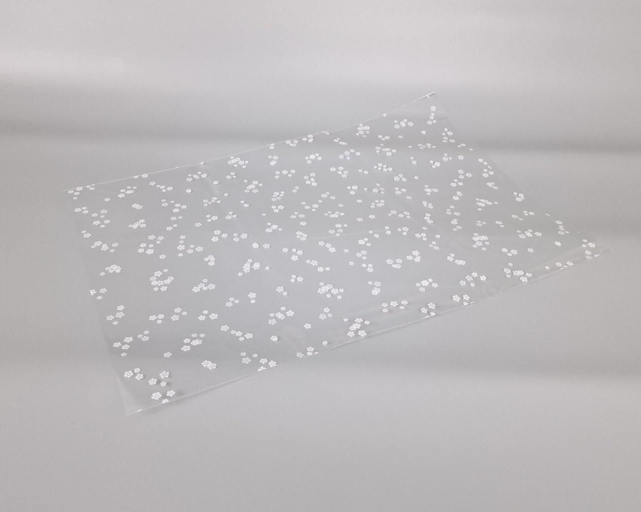 Пакет із малюнком для пакування подарунків (40*60) No001 (2) "Квіти" (50 шт.), фото 1