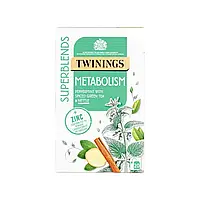 Чай Твайнінгс Twinings SuperBlends Metabolism 20пак.