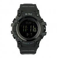 Мужские наручные тактические часы M-Tac Черный, Прочные водостойкие часы TRICON