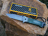 Ніж складаний Browning АК 713 US Tanto оливковий 22 см, фото 11