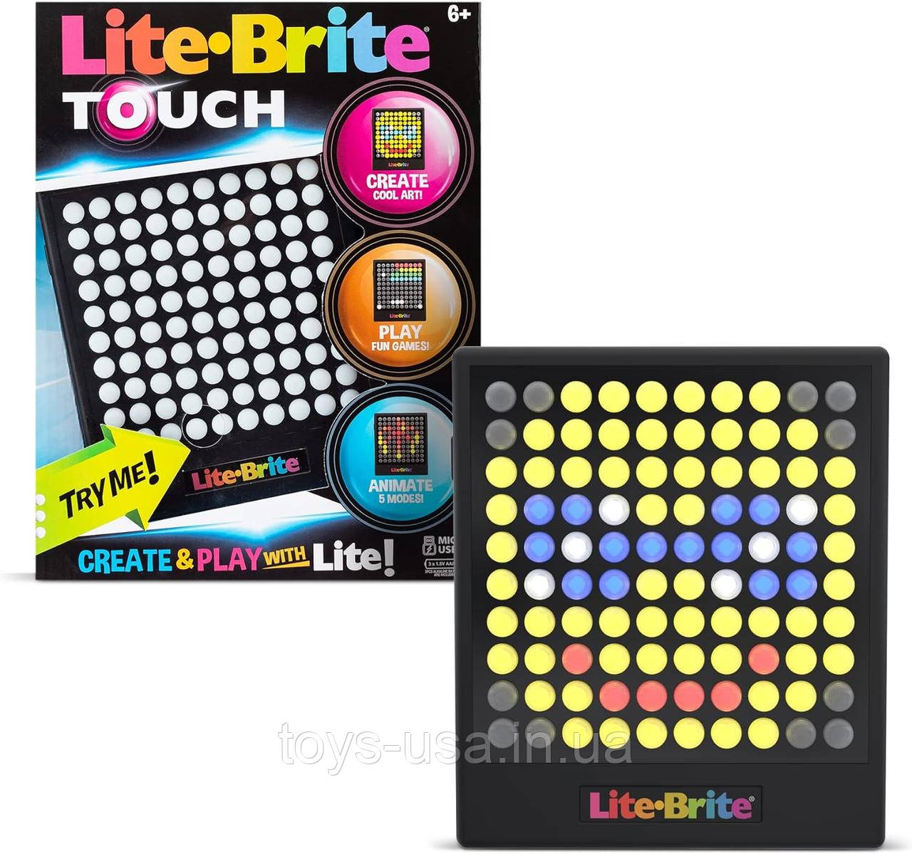 Розвиваюча мозаїка Lite-Brite Touch Light Up Drawing Board LED Board