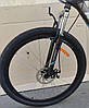 Електровелосипед Азимут E-AZIMUT Energy 29 колесо 19 рама, li-ion 36V/500W/13Ah6 2024 Сіро Бірюзовий, фото 7