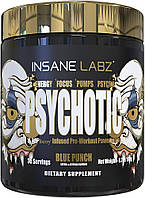 Предтренировочный комплекс Insane Labz Psychotic Gold 204g (Blue Punch)